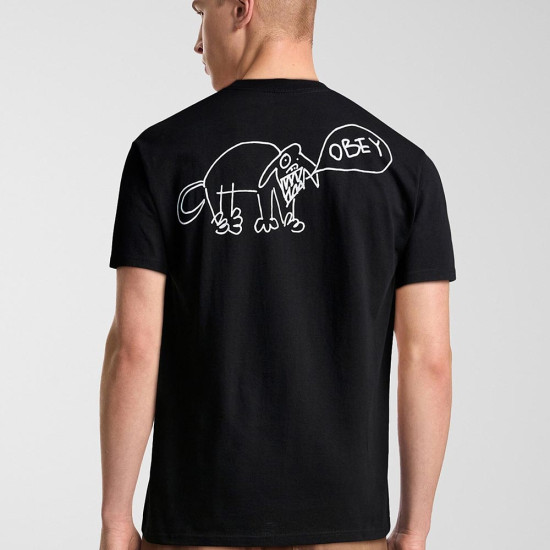 Obey Ανδρική κοντομάνικη μπλούζα Angry Dog Classic T-Shirt